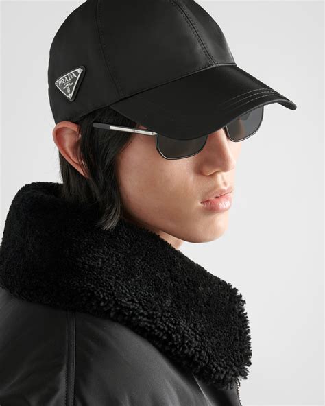 prada mens vynal cap|prada hat farfetch.